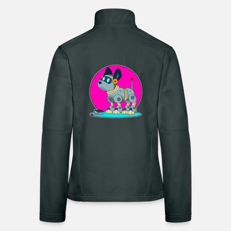 Dog Robot Women's Softshell Jacket