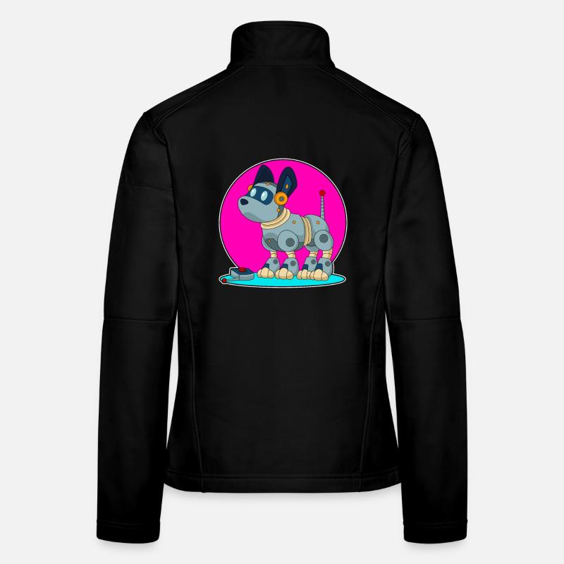 Robot Chien Veste en tissu softshell Femme
