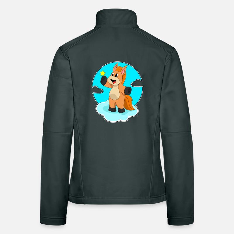 Horse Clouds Women's Softshell Jacket