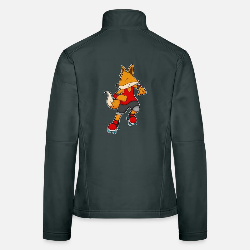 Fox Roller Skating Roller Skates Women's Softshell Jacket