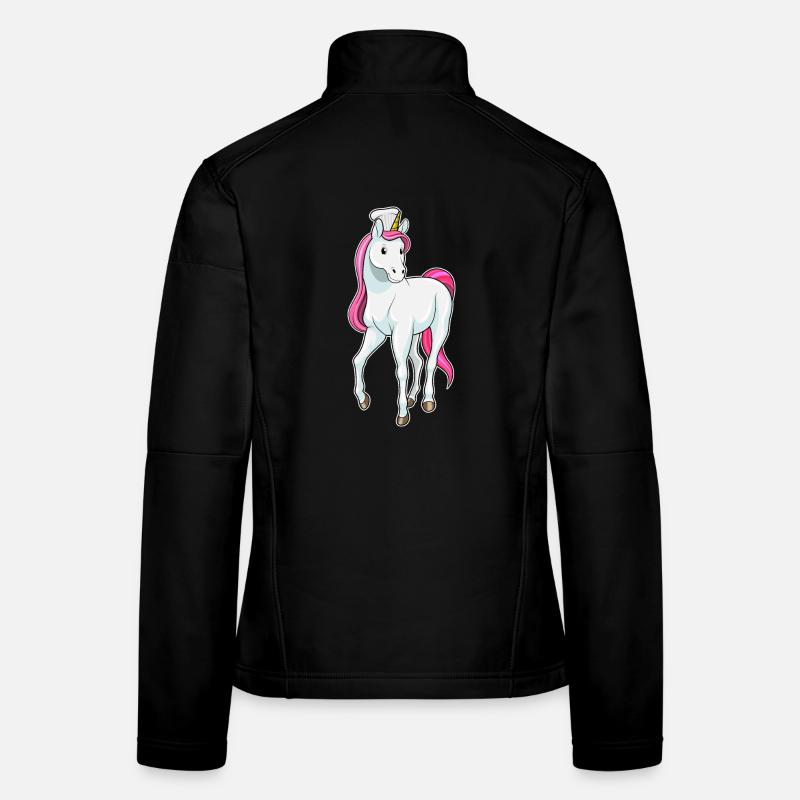 Cuisinage du Chef Licorne Chef Chapeau Veste en tissu softshell Femme