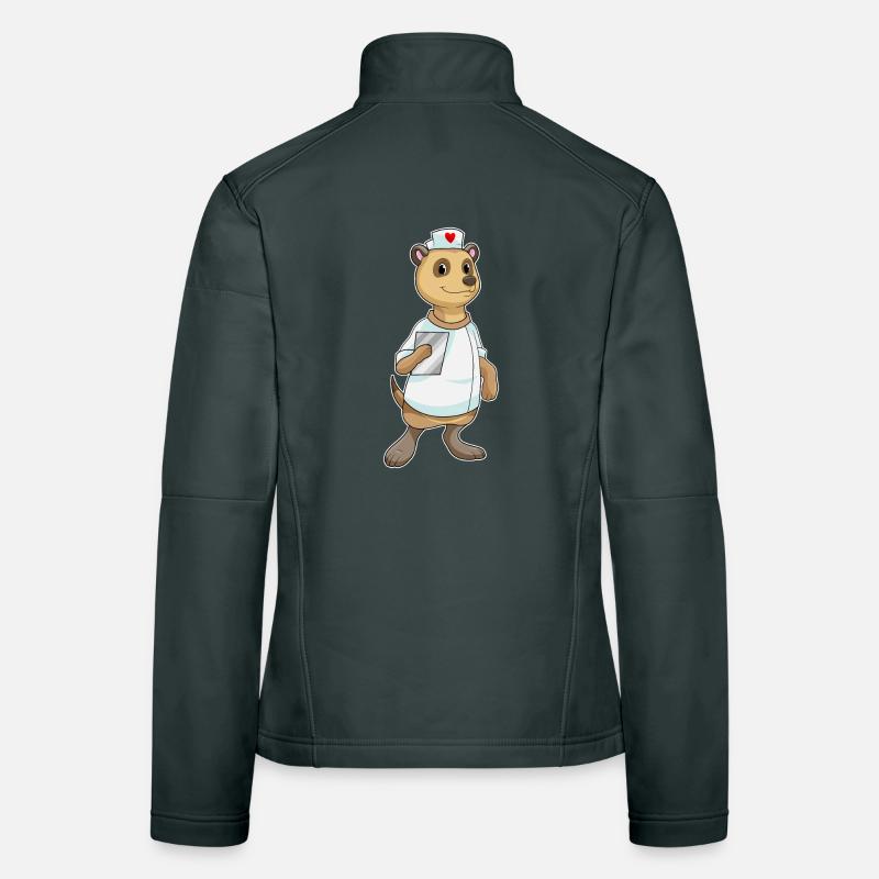 Cœur d’infirmière suricate Veste en tissu softshell Femme