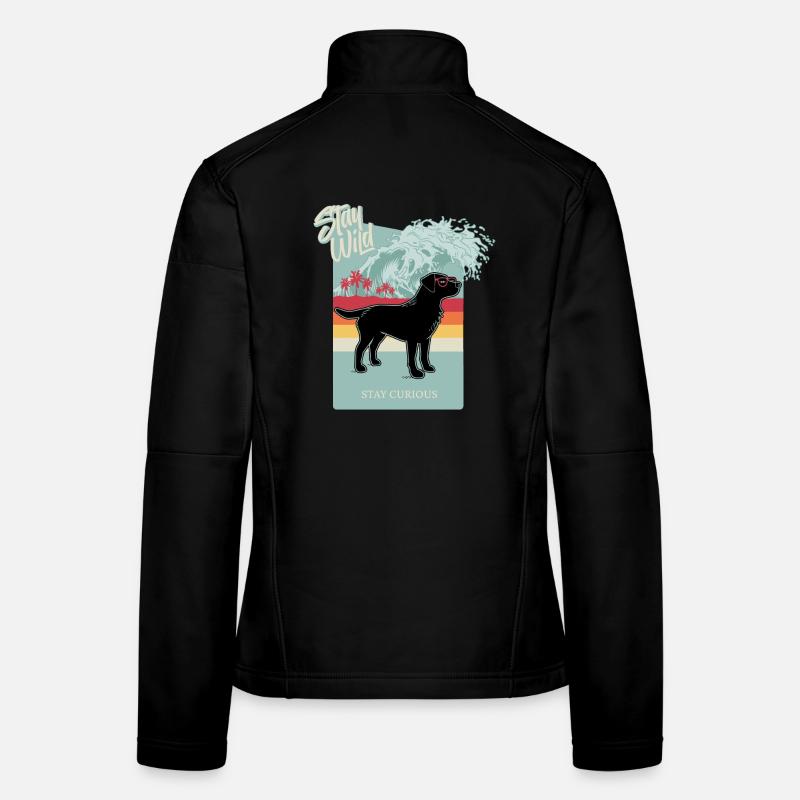 Stay Wild Surf Labrador Frauen Softshelljacke