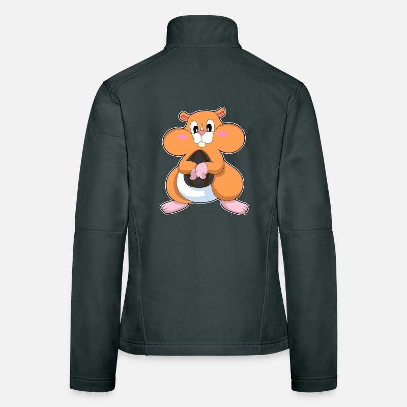 Hamster aux noix Veste en tissu softshell Femme