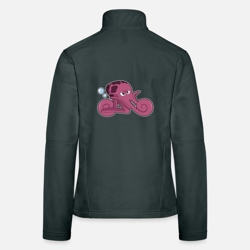 Moto Octopus Veste en tissu softshell Femme
