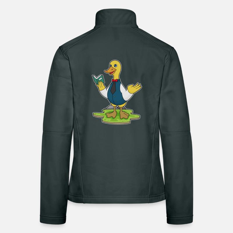 Ente Lehrer Buch Schule Frauen Softshelljacke
