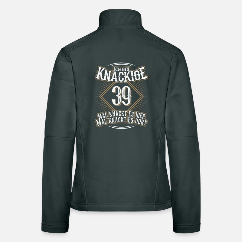 39. Geburtstag Lustig Geschenk Frauen Softshelljacke