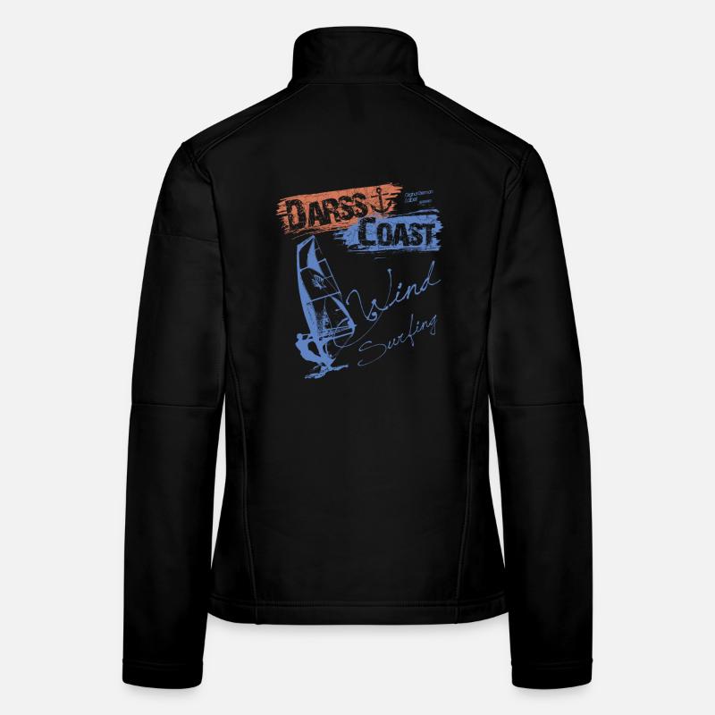 DarssCoast WINDSURFING - SURFER WINDSURFER Frauen Softshelljacke