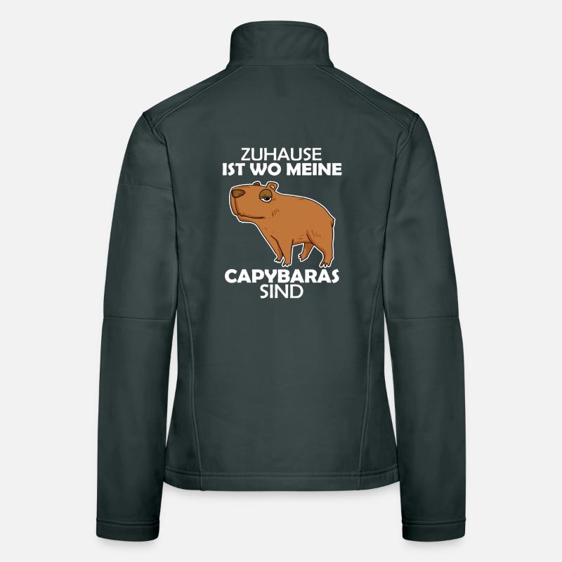 Capybara Frauen Softshelljacke