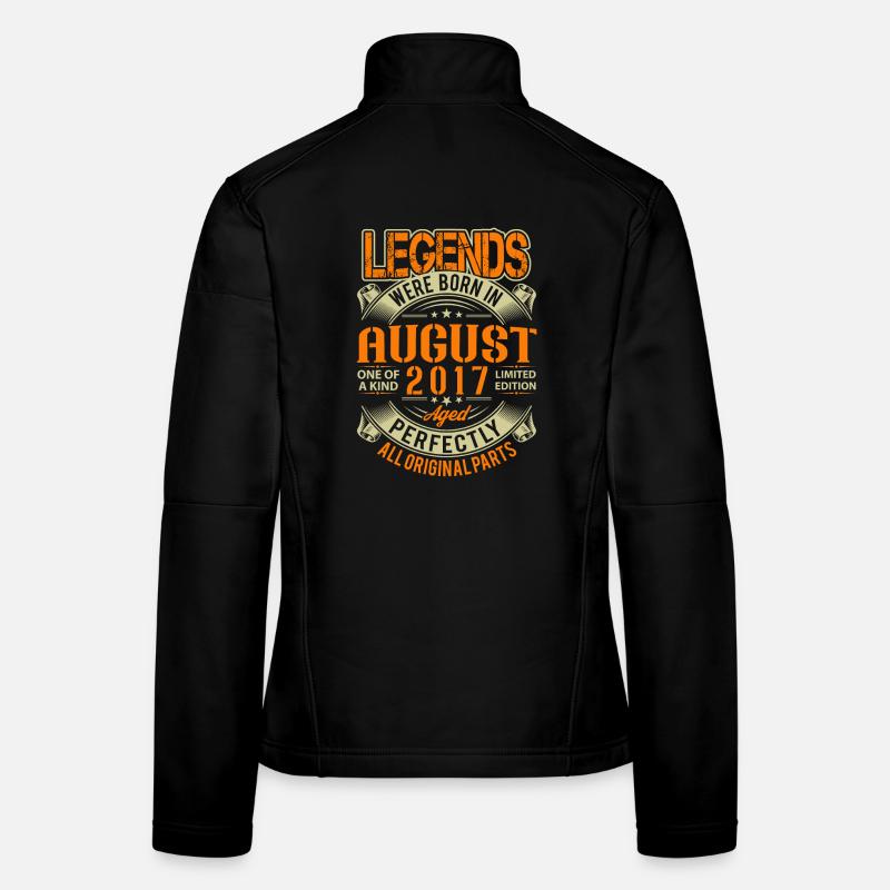 Légende d’anniversaire d’août 2017 Veste en tissu softshell Femme