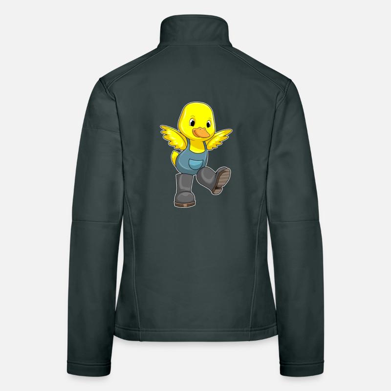 Ferme des éleveurs de canards Veste en tissu softshell Femme
