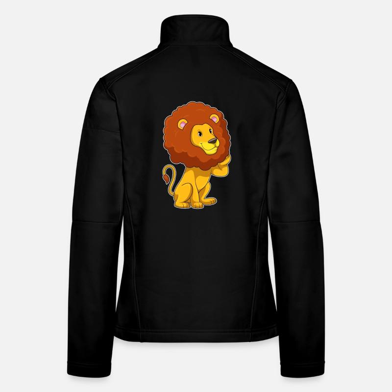 Lion Afro Hairstyle Women's Softshell Jacket