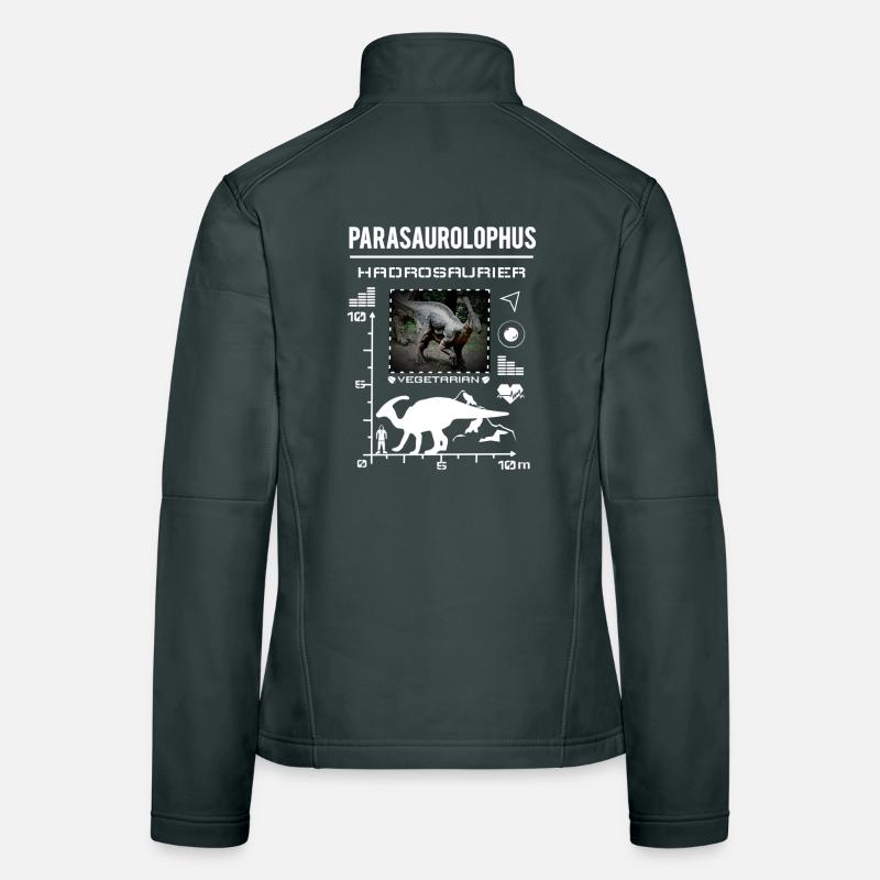 Parasaurolophus Saurier Typ Daten Frauen Softshelljacke