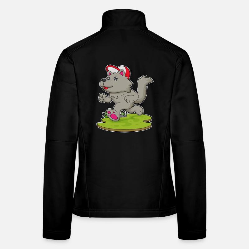 Dog Jogger Jogging Sport Women's Softshell Jacket