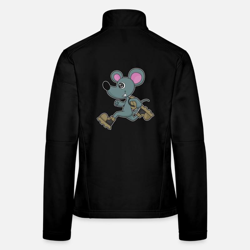 Mouse Jogger Jogging Sport Veste en tissu softshell Femme
