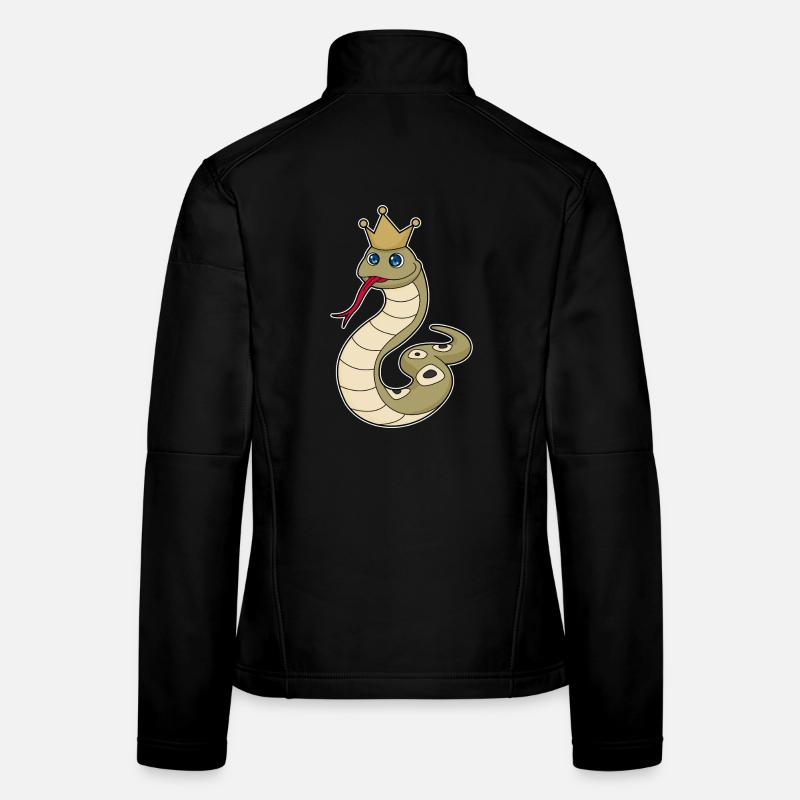 Couronne de serpent Veste en tissu softshell Femme