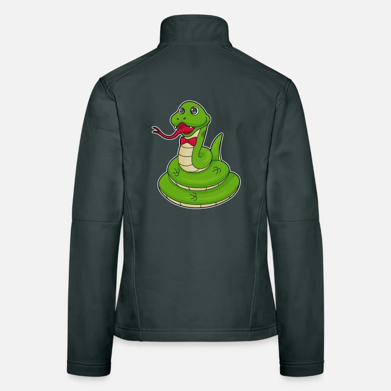 Serpent avec boucle Veste en tissu softshell Femme