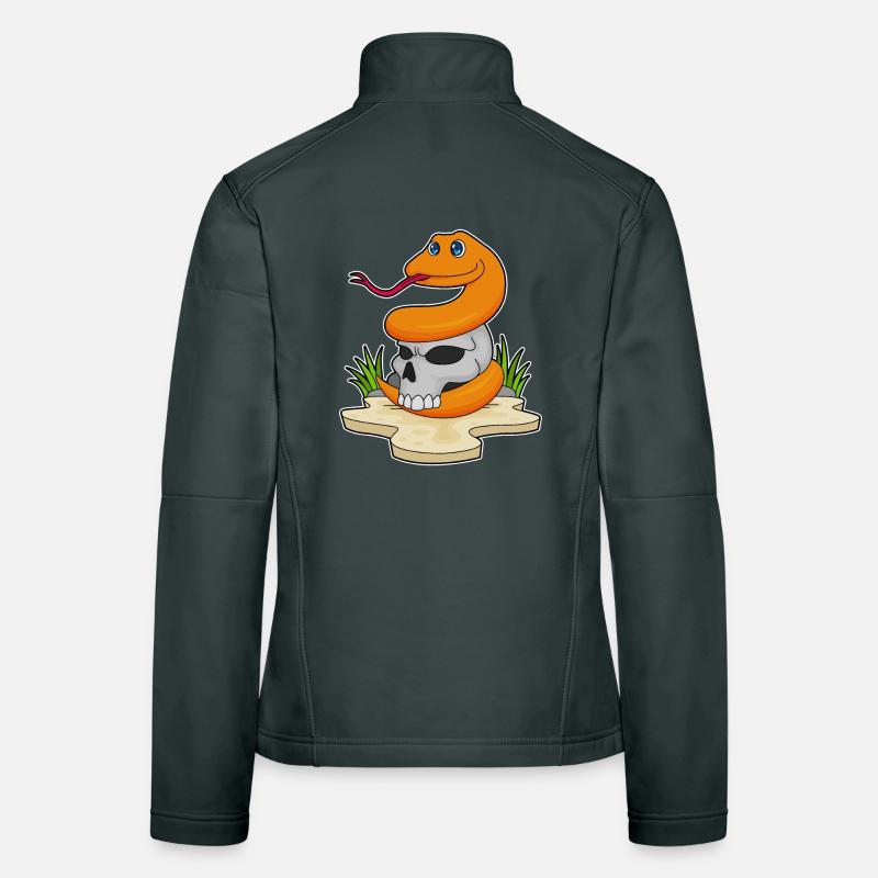 Snake Skull Women's Softshell Jacket