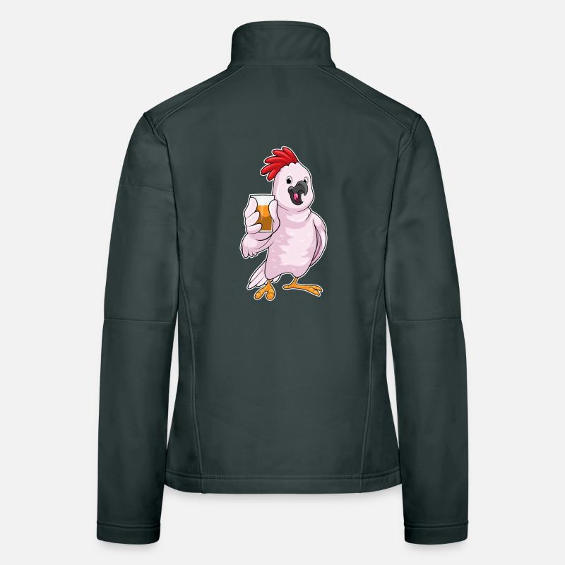 Papagei Saft Frauen Softshelljacke