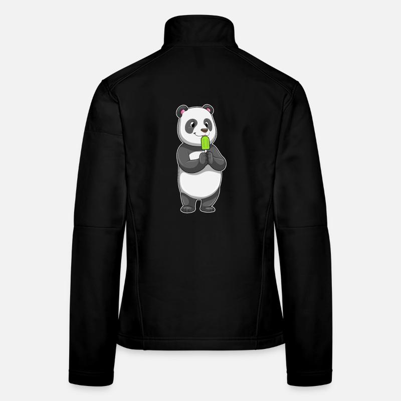 Panda Popsicles Veste en tissu softshell Femme