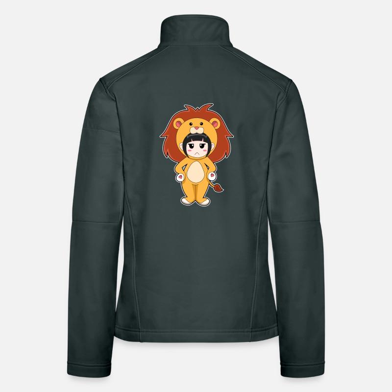 Löwe Mädchen Kostüm Frauen Softshelljacke