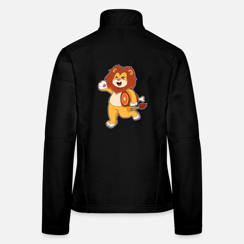 Viande de lion Veste en tissu softshell Femme