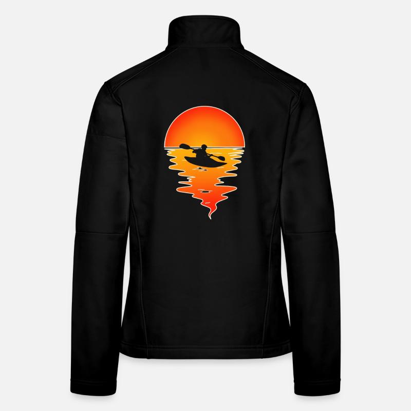 Kajak Kajakfahrer Kajaker Frauen Softshelljacke