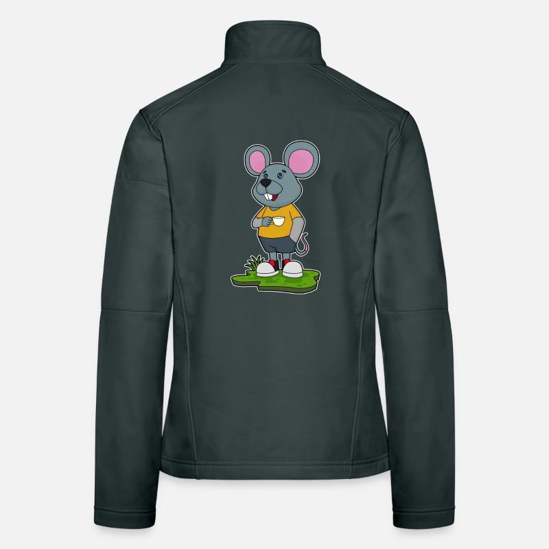 Mouse Mug Women's Softshell Jacket