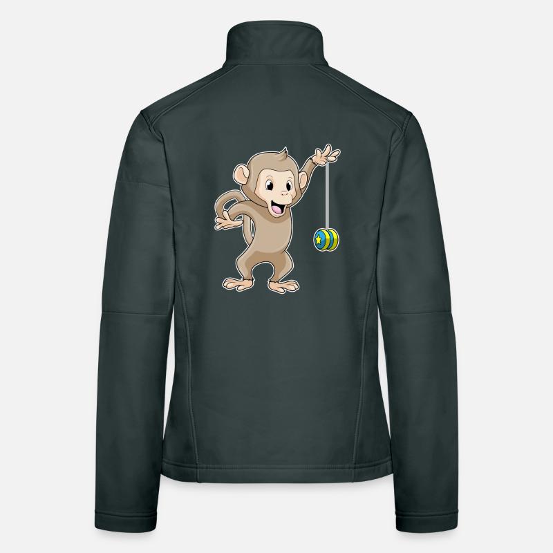 Affe Yo-Yo Frauen Softshelljacke