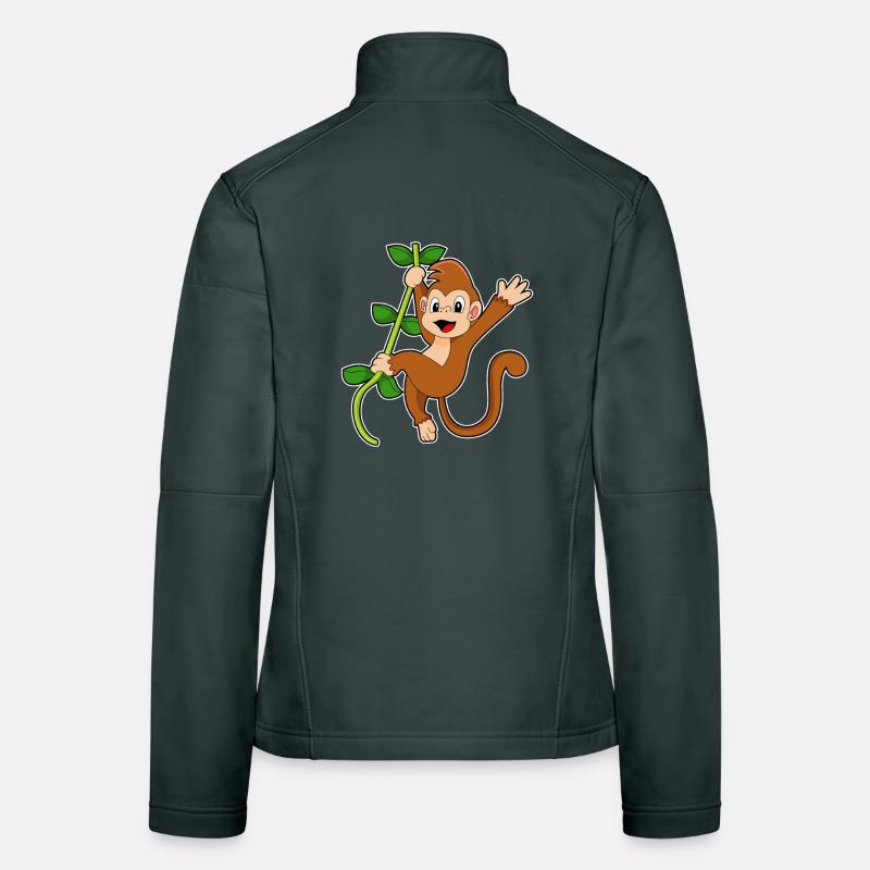 Monkey Liana Jungle Veste en tissu softshell Femme