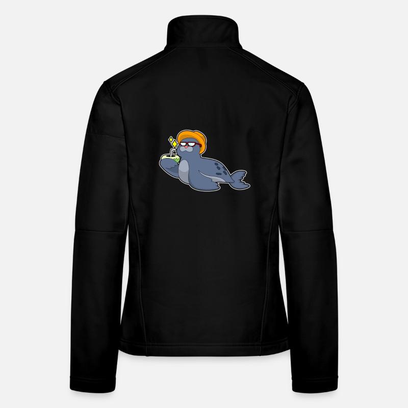 Seehund Kokosnuss Veste en tissu softshell Femme
