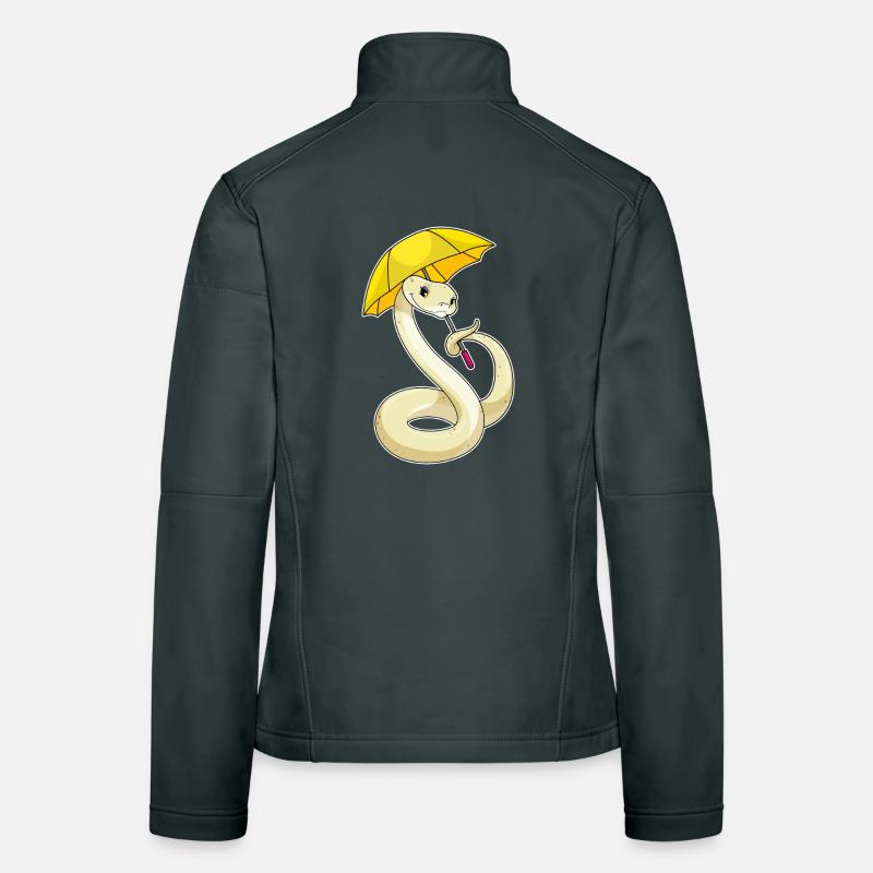 Serpent avec parapluie Veste en tissu softshell Femme