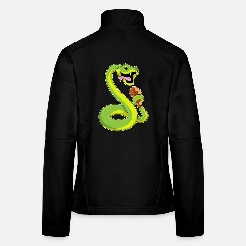 Poulet serpent Veste en tissu softshell Femme