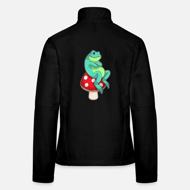 Frosch Pilz Frauen Softshelljacke
