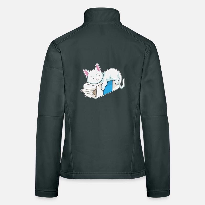 Katze Milch Frauen Softshelljacke