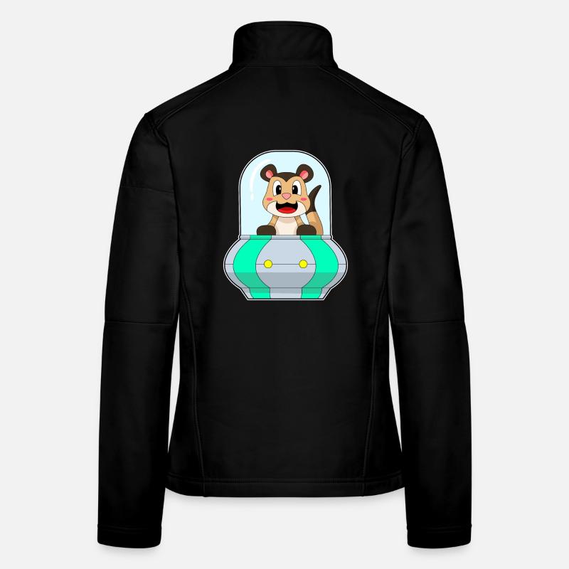 Meerkat Spaceship Space Women's Softshell Jacket