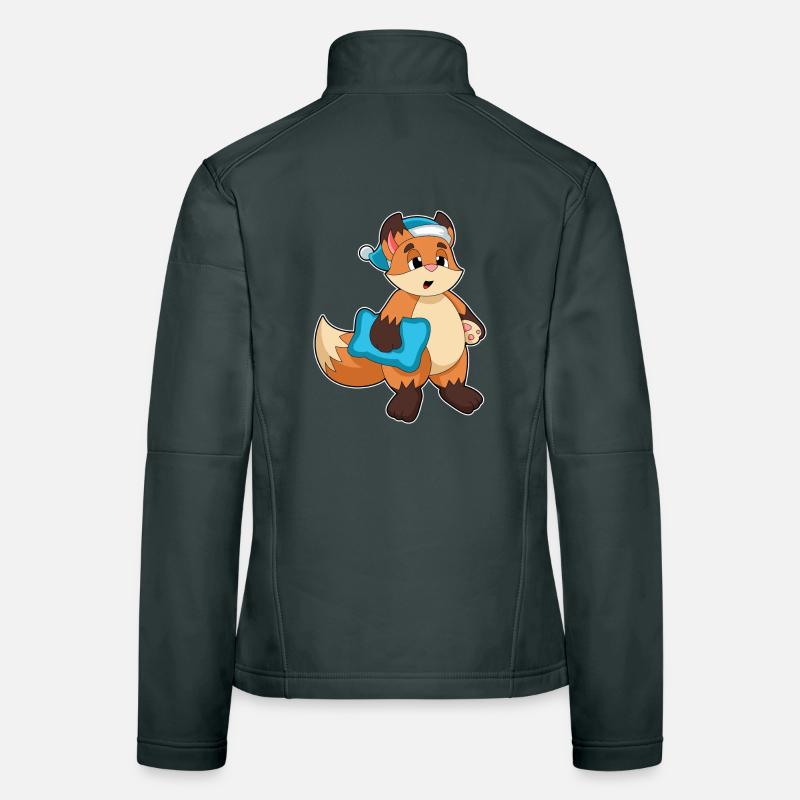 Fox Sleeping Night Cap Veste en tissu softshell Femme