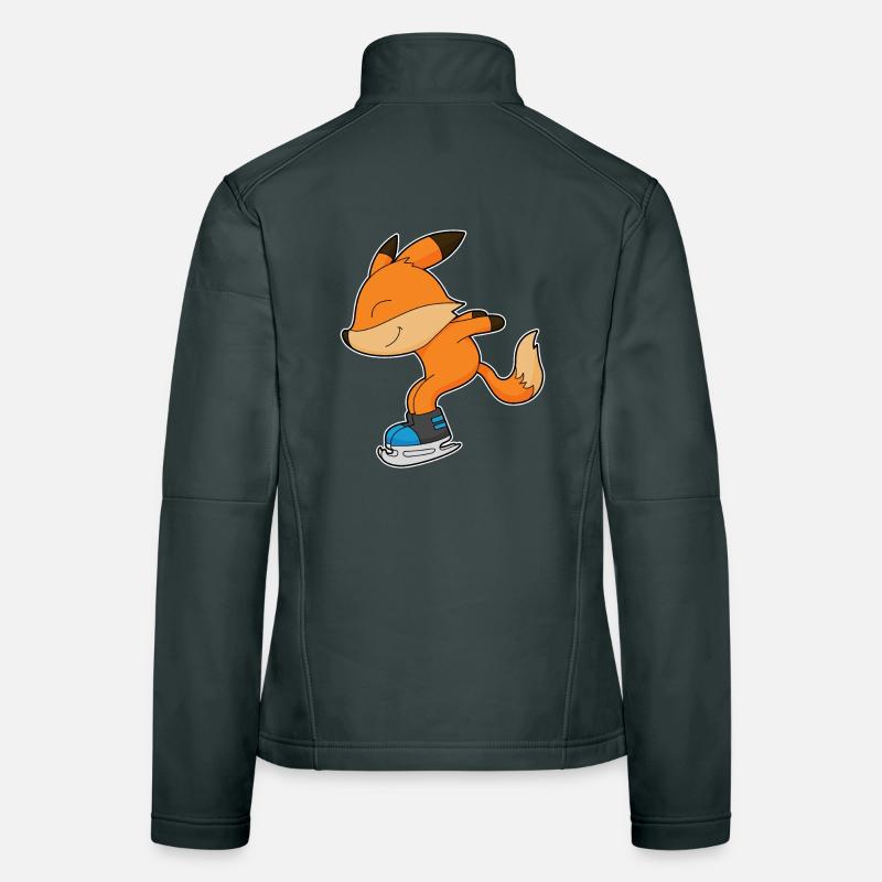 Fuchs Eislaufen Schlittschuhe Frauen Softshelljacke