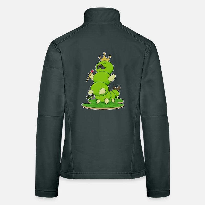 Raupe Krone Frauen Softshelljacke