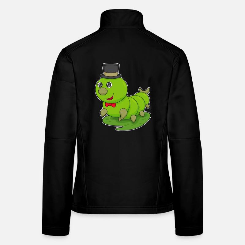 Caterpillar en gentleman avec cylindre Veste en tissu softshell Femme