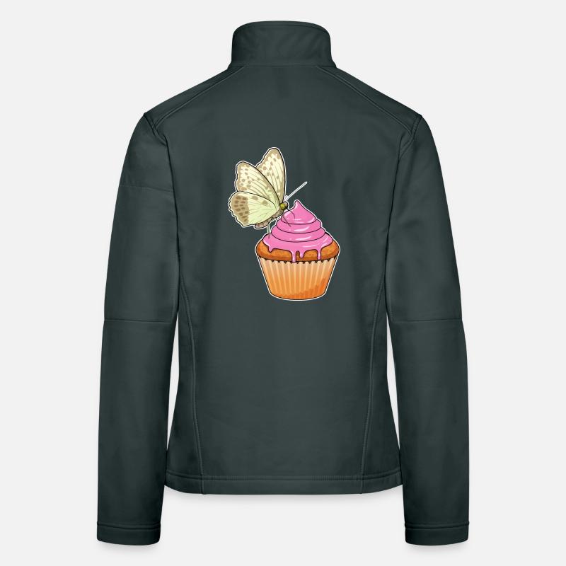 Schmetterling Muffin Frauen Softshelljacke
