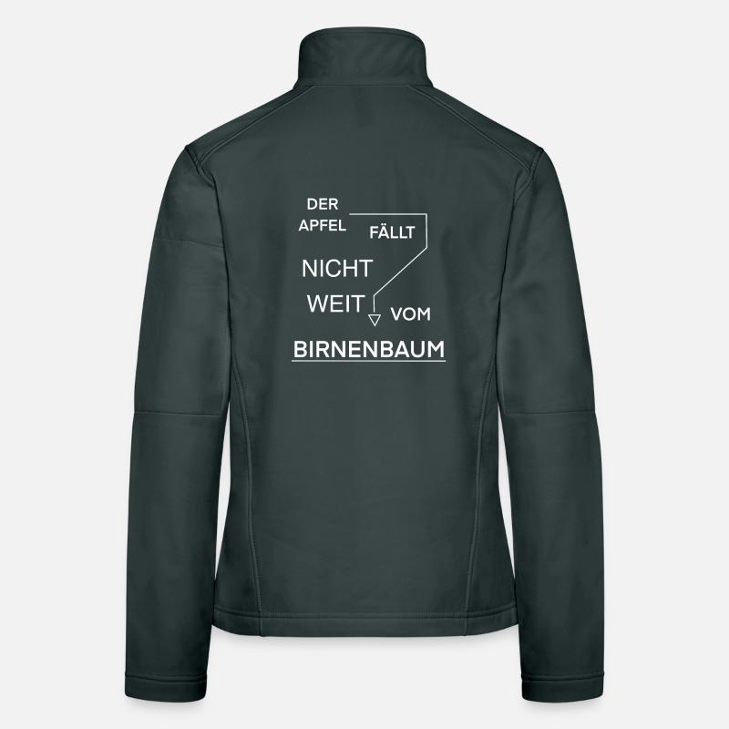 Der Apfel fällt nicht weit Frauen Softshelljacke