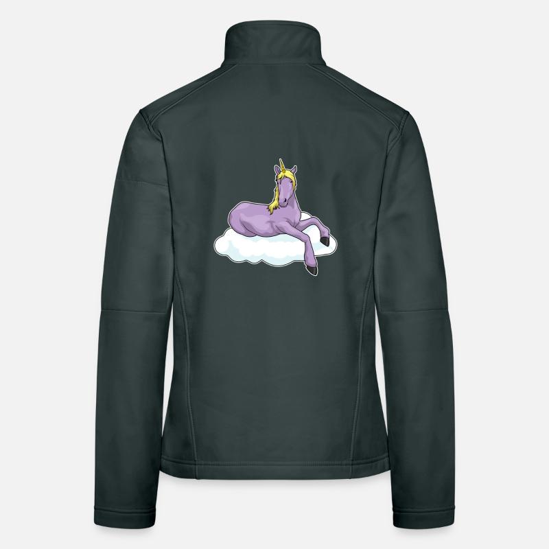 Nuage Licorne Veste en tissu softshell Femme