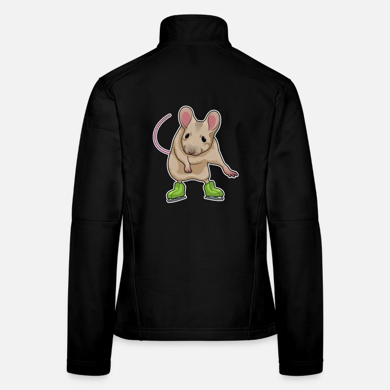 Maus Eislaufen Schlittschuhe Frauen Softshelljacke