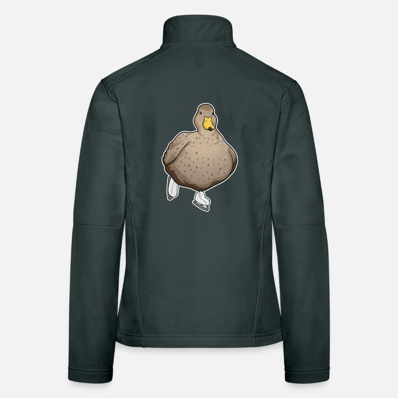 Patins à glace de canard Veste en tissu softshell Femme