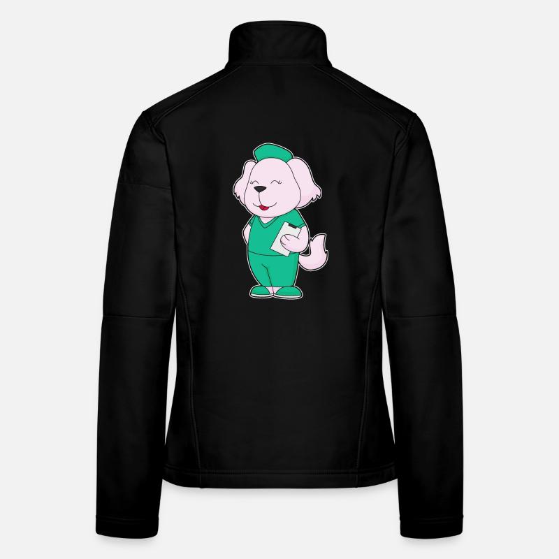 Infirmière canine Veste en tissu softshell Femme