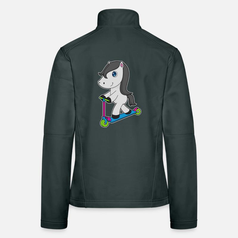 Scooter à cheval Veste en tissu softshell Femme