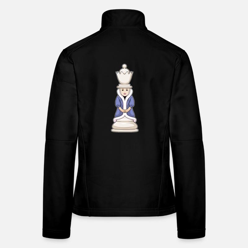 Pièce d’échecs Queen Chess Veste en tissu softshell Femme