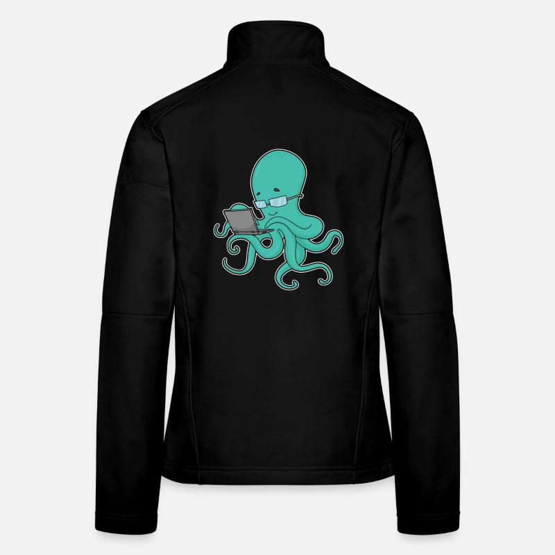 Octopus Laptop Women's Softshell Jacket