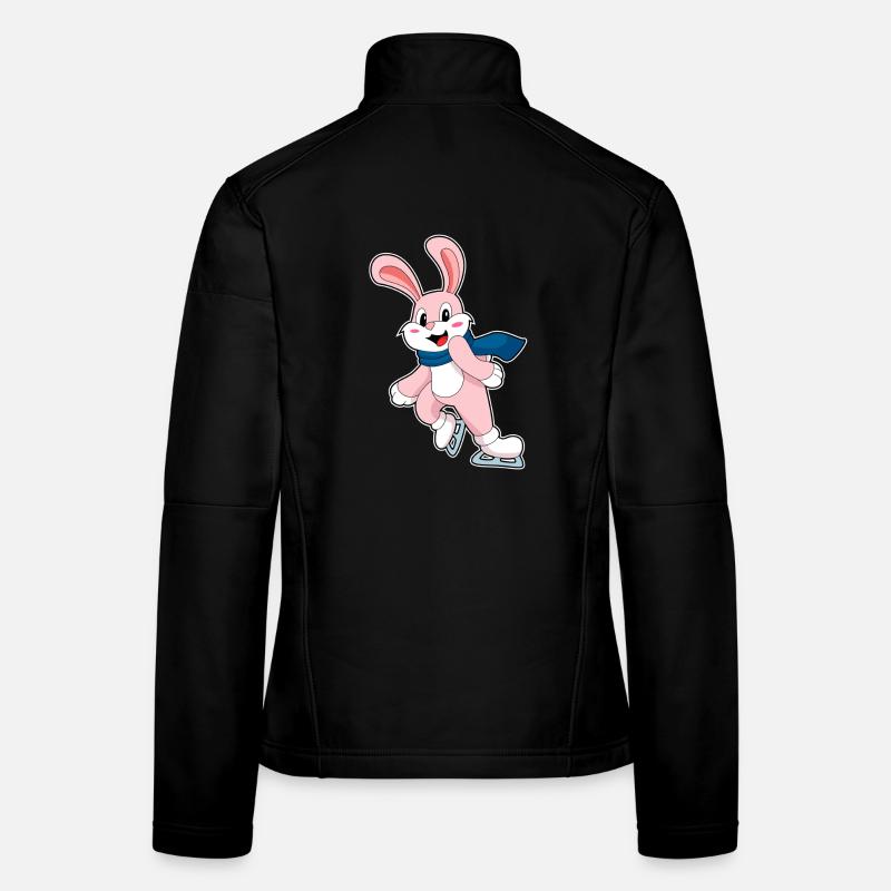 Hase Eislaufen Schlittschuhe Frauen Softshelljacke